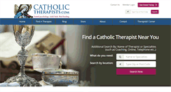 Desktop Screenshot of catholictherapists.com